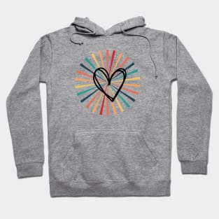 Love abstract design Hoodie